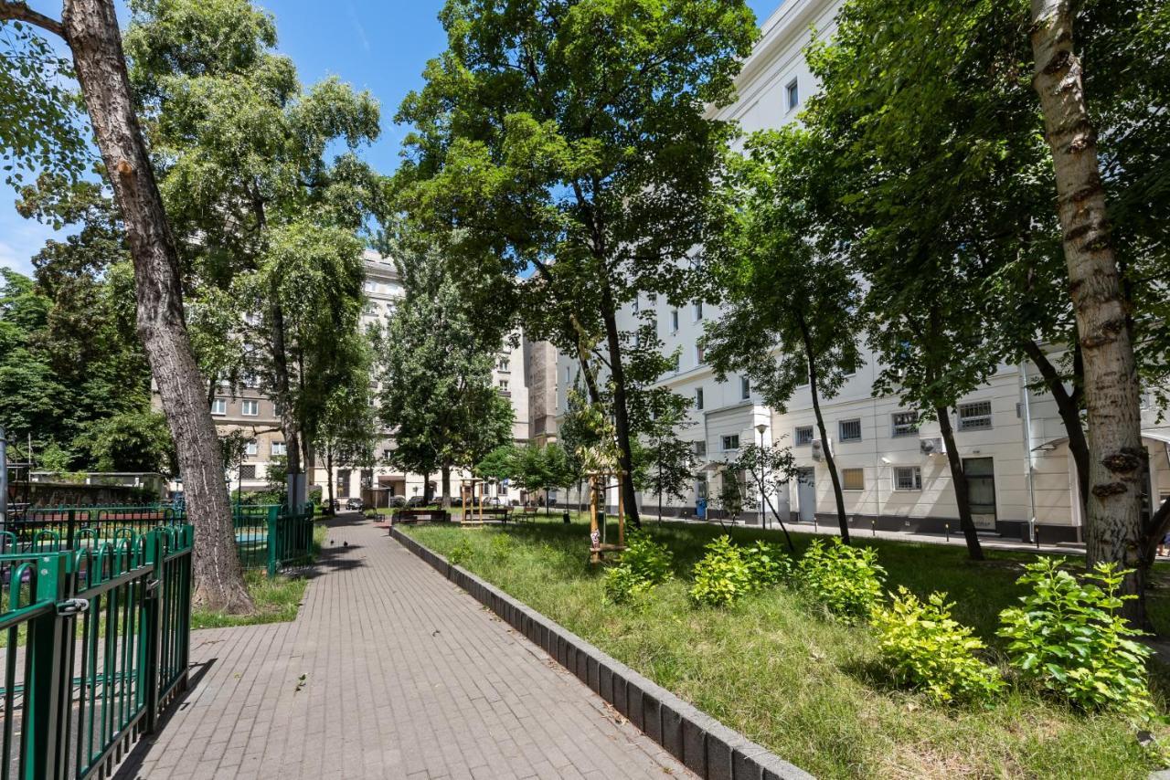 ורשה Ogrodowa Warm Wood Apartment מראה חיצוני תמונה